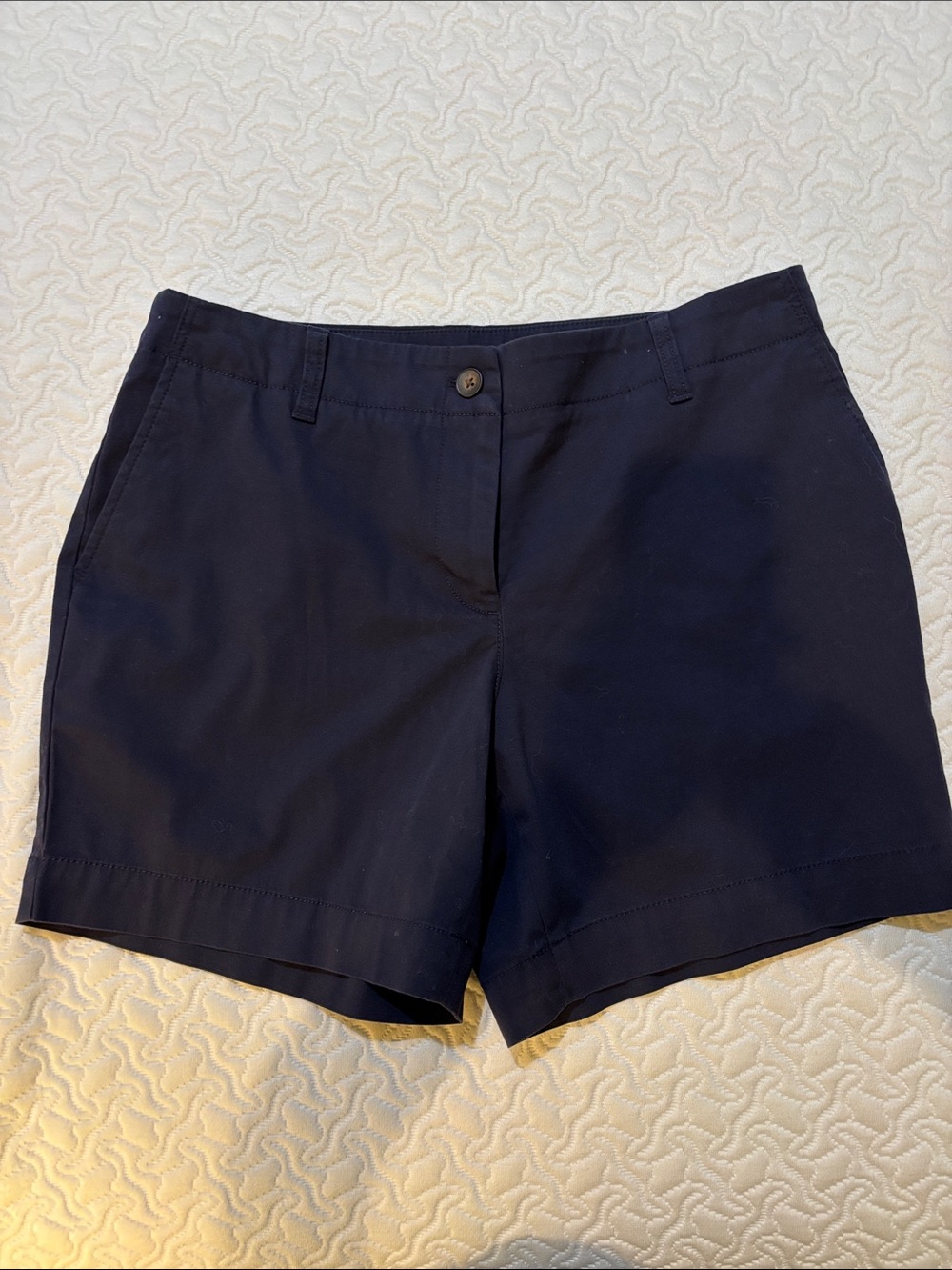 Talbots Navy Tailored Bermuda Shorts 10P